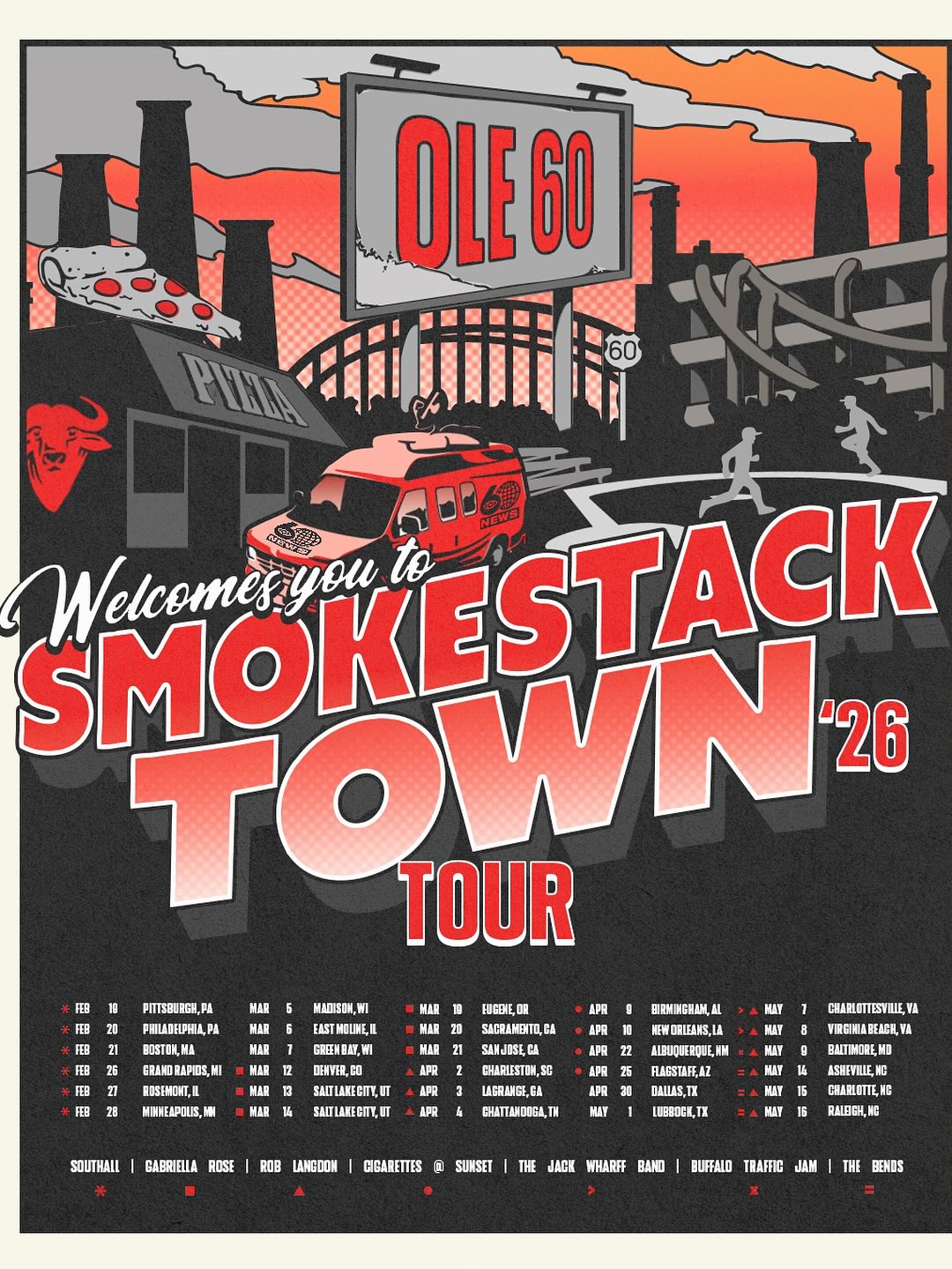 Gabriella Rose Tour Poster 2026